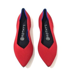 ROTHY'S CHILI RED FLATS SHOE